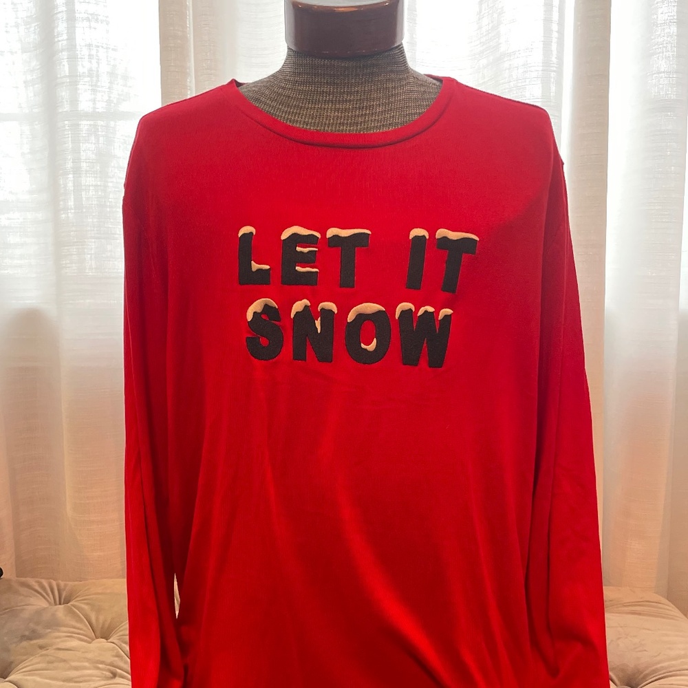 Members Mark Christmas Pajama Top
